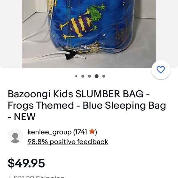 sold—BAZOONGI SLEEPING BAGS (4 total) price is for 1 - Picture 7 of 16